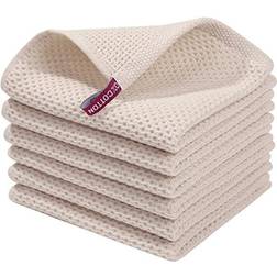 Cotton Waffle Weave Kitchen Towel Beige, White, Multicolour, Grey, Black, Brown, Red, Blue, Purple, Orange (30.5x30.5cm)