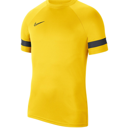 Nike Dri-FIT Academy Short-Sleeve Football Top Men- Tour Yellow/Black/Anthracite