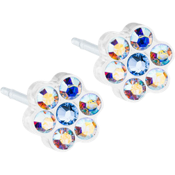 Blomdahl Alexandrite Earrings - Silver/Transparent