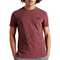 Superdry Vintage Logo Embroidered T-shirt - Burgundy Heather