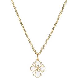 Lund Copenhagen Daisy Pendant Necklace - Gold