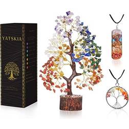 YATSKIA Seven Chakra Tree of Life Artificial Plant