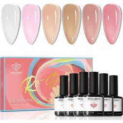 Modelones Jelly Gel Nail Polish Set 6-pack