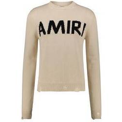 Amiri Eyelash Logo Sweater - Beige