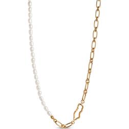 ENAMEL Copenhagen Isla Necklace - Gold/Pearls