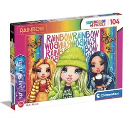 Clementoni Supercolor Brilliant Rainbow High 104 Pieces