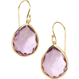 Ippolita Rock Candy Teardrop Earrings - Gold/Purple