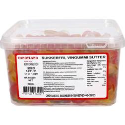 Sukkerfri Vingummi Sutter 2000g