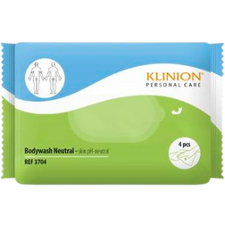 Klinion Bodywash Sengebadsservietter 4-pack