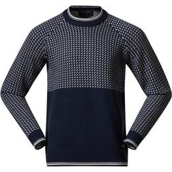 Bergans Alvdal Wool M Jumper - Navy Blue/Vanilla White