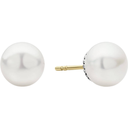 Lagos Luna Stud Earrings - Silver/Gold/Pearl