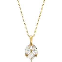 Edblad Blossom Necklace - Gold/Transparent
