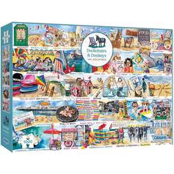 Gibsons Deckchairs & Donkeys 1000 Pieces