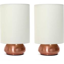 Simple Designs Gemini Table Lamp 9" 2pcs