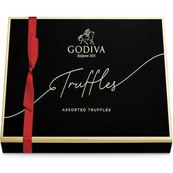 Godiva Signature Chocolate Truffles Gift Box with Red Ribbon 16.5oz 24