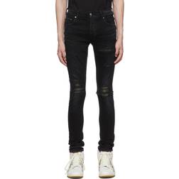 Amiri Mx1 Camo Jeans - Aged Black