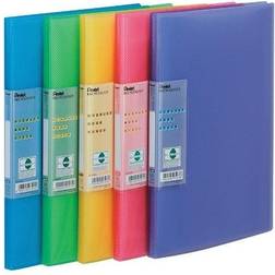 Pentel Recycology A4 Vivid Display Book 30 Pocket Assorted 5-pack