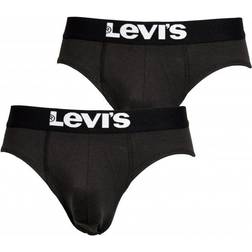 Levi's Solid Basic Briefs 2-pack - Black