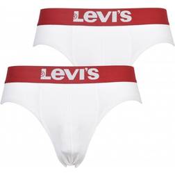 Levi's Solid Basic Briefs 2-pack - White
