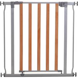 DreamBaby Cosmopolitan Wood Metal Gate (75-81cm) Grey