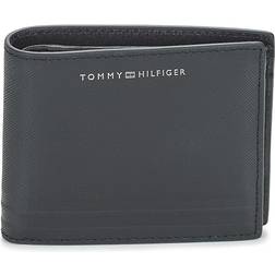 Tommy Hilfiger Business Leather Card Coin Wallet - BLACK