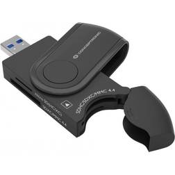 Conceptronic StreamVault BIAN04B lector de tarjeta USB 3.2 Gen 1 (3.1 Gen 1) Type-A Negro