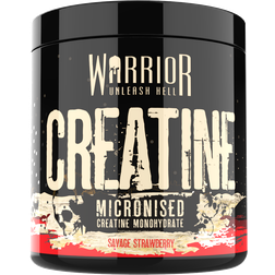 Warrior Supplements Creatine Monohydrate Powder Savage Strawberry 300g