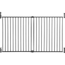 DreamBaby Barriere de securite Extra large BROADWAY Gro Gate A visser L 76/134,5 x H 76 cm Grise