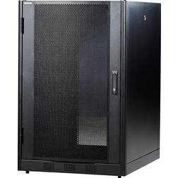 Serverrack 27HE 800X1000 P. dør Sort