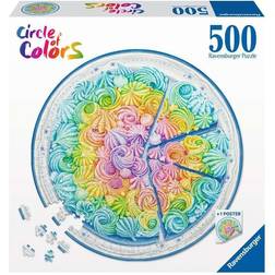 Ravensburger Puslespil "Circle of Colors, Rainbow Cake" 500 Brikker