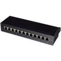 LogiLink NP0019B 12 poorten Patchpaneel CAT 6A