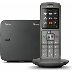 Gigaset Teléfono Inalámbrico Antracita Dect Gigacl660anthracite