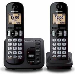 PANASONIC KX-TGC222 Téléphone sans Fil avec Répondeur Noir