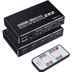 Nordic Matriisi HDMI Kytkin 2 2 HDMI 2.0 4K
