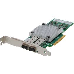 LevelOne GNC-0202 Netzwerkadapter PCIe x8 Low-Profile (PCI-E x8) Netzwerkkarte, Silber