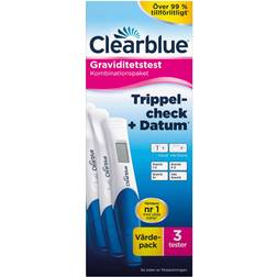 Clearblue Ultra Early Pregnancy test 3 tests (1 digital 2 visual)