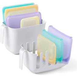 YouCopia Dry+Store Bag Drying Rack Bin