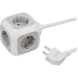 allocacoc Uttagsblock ALEA-power, 4-faldig