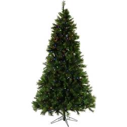 Christmas Time 7.5 Ft. Pennsylvania Pine Artificial with LED Lights and Music Light Christmas Tree 90"