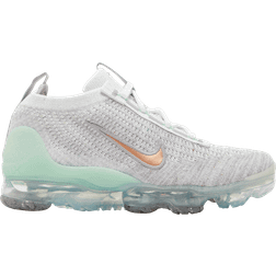 Nike Air VaporMax 2021 Flyknit GS - Pure Platinum/Mint Foam/White/Metallic Red Bronze