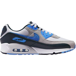 NIKE Air Max 90 M - White/Pure Platinum/Dark Obsidian/University Blue