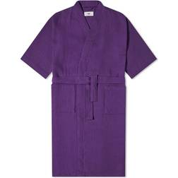 Hay Waffle Bathrobe - Purple