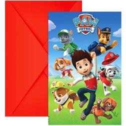 Paw Patrol Cards & Invitations The Movie 6pcs