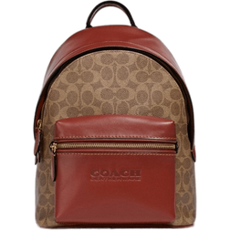 Coach Charter Backpack 24 - Brass/Tan/Rust