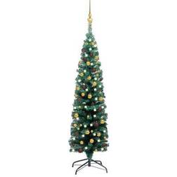 vidaXL Slim Christmas Tree 47.2"