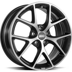 BBS SR Volcano Grey Diam Cut 8x18 5/100 ET48 B70.1