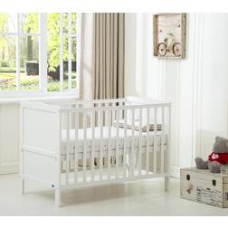 Orlando Cot Bed with Aloe Vera Mattress 120x60 26x49.6"