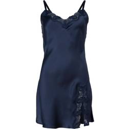 Lady Avenue Silk Night Dress - Blue