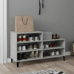 vidaXL Concrete Shoe Rack