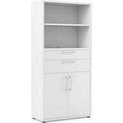 Furniture To Go Prima 2-Drawer 2-Door Book Shelf